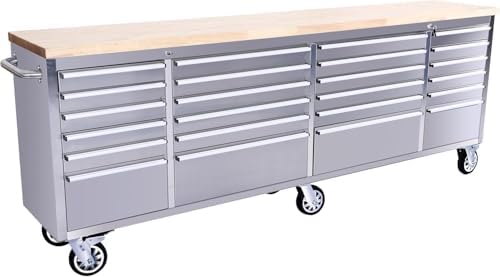 rolling tool chest with power strip & rubber, view 9