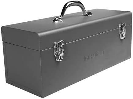 edward tools 17" metal toolbox - heavy duty, main product view