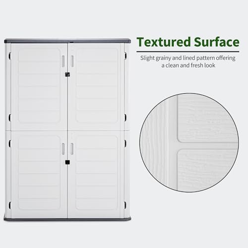macrout 50 cu ft outdoor storage cabinet with, view 9