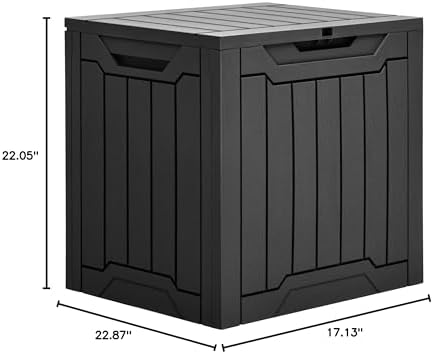 yitahome 31 gallon outdoor storage box, view 10