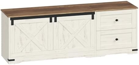 hzuaneri 59" farmhouse storage chest with 2 drawers, view 9