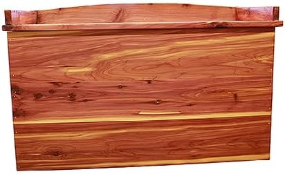 cedar chest, storage box, wooden cedar trunk, hope, main product view