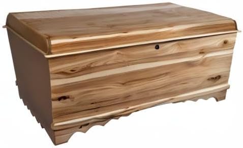 rustic red door co. cedar hope chest with on a desk or shelf