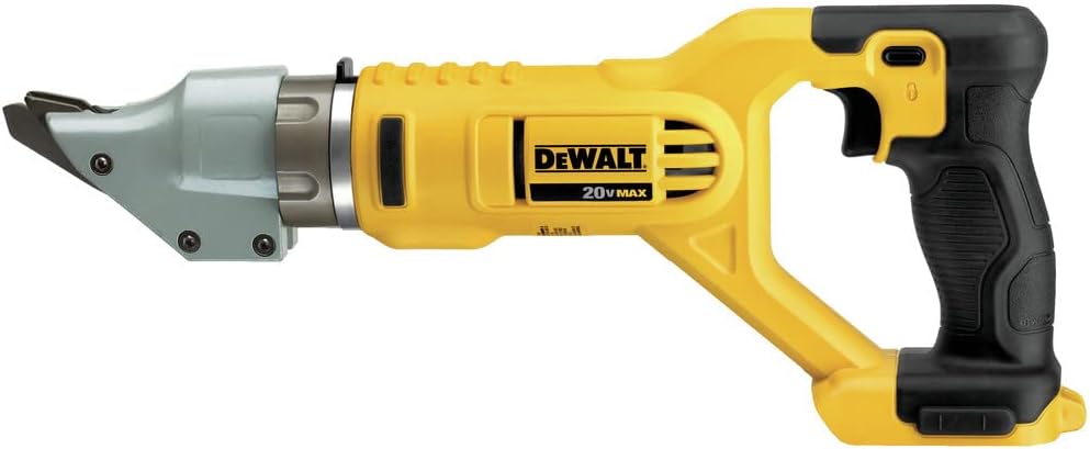 DEWALT 20V MAX Metal Shear/Cutter, Cordless, 360 Degree Pivoting Head, Cuts 14GA Material, Bare Tool Only (DCS494B)
