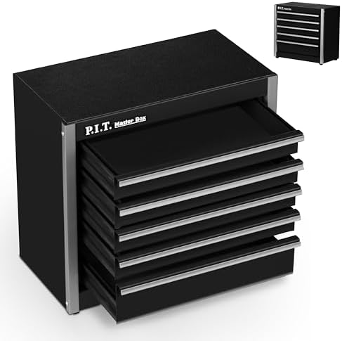 p.i.t. mini tool box,small metal toolbox organizer with, view 9