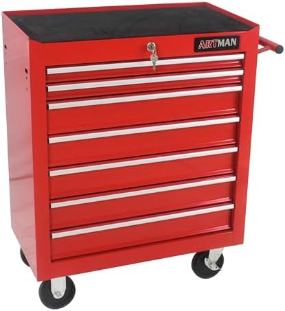 7 drawers rolling tool cart on wheels, multifunctional, view 9