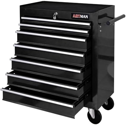 7 drawers rolling tool cart on wheels, multifunctional, view 9