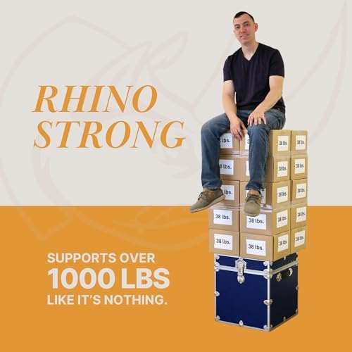 rhino classic cube trunk, college dorm footlocker &, view 9