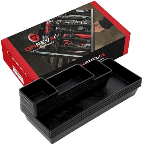 onreva tool box organizer tray divider set, extra, view 9