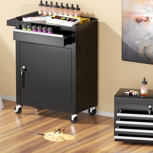 greenvelly rolling tool chest, 5-drawer metal tool chest, view 9