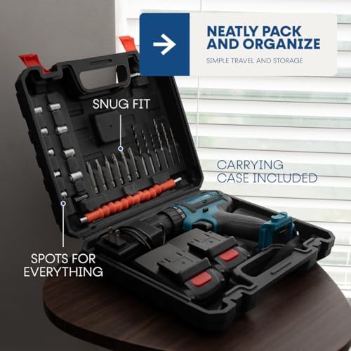 evermore 21v cordless drill set - 24-piece all-in-one, view 9