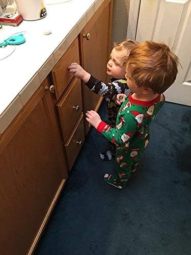 Vmaisi 20 Pack Magnetic Cabinet Locks Baby Proofing and 2 Keys | Children Proof Cupboard Drawers Latches - Child Safety Adhesive Lock Easy Installation