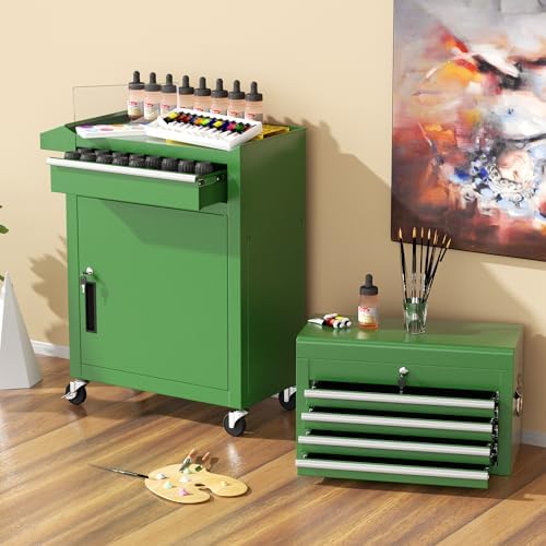 intergreat rolling tool chest, 5-drawer tool box organizer, view 9