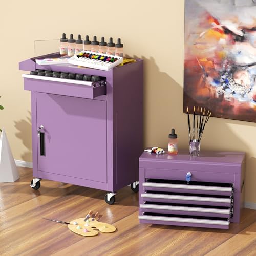 intergreat 5 drawer tool chest with wheels, rolling, view 9
