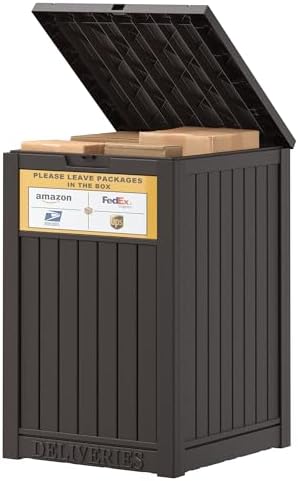 lhbgo package delivery box for outside, with delivery, view 9