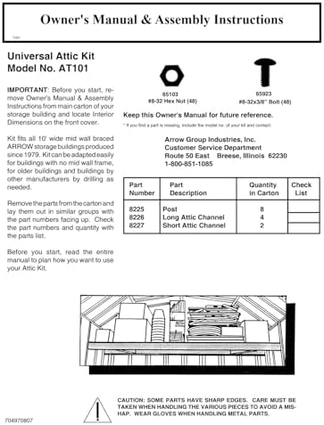 arrow shed indoor/outdoor shed, attic, and workbench organization, view 13