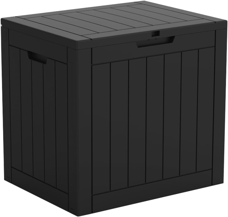 deck box 30 gallon, lockable outdoor storage delivery, main product view