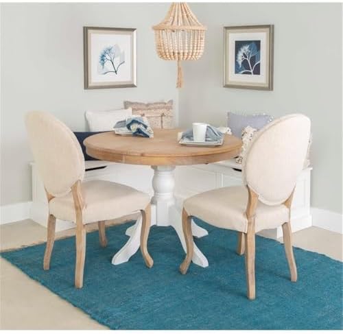 riverbay furniture backless wood corner kitchen breakfast nook, view 10