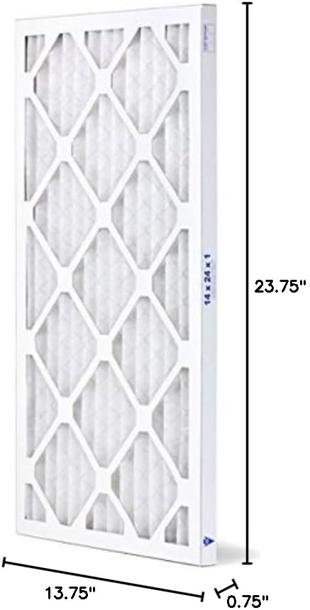 14x24x1 Furnace Filter MERV 11 PREMIUM ALLERGY Pleated Furnace Air Filter - Image 6