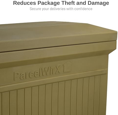 rts home accents parcelwirx premium horizontal storage cabinet/package on a desk or shelf
