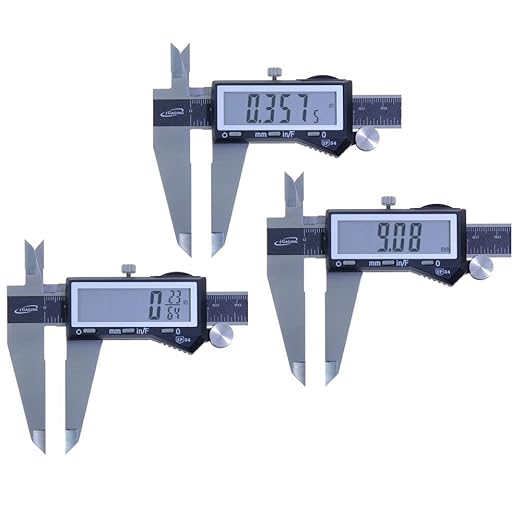 iGaging EZ CAL IP54 0-12" Super Large LCD Display Digital Caliper - Image 4