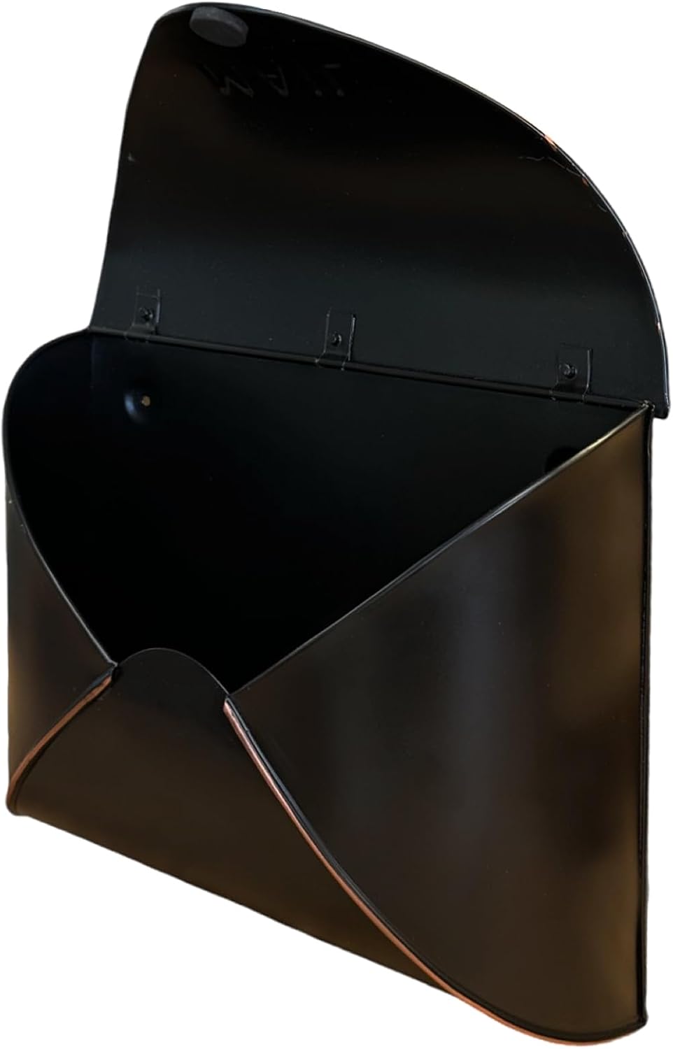 NACH Black Mailbox Wall Mount, 11.5 x 9 x 4.5 inch Wall Mount Mailboxes for Outside, Waterproof Mailboxes for Outside - Envelope Mailbox