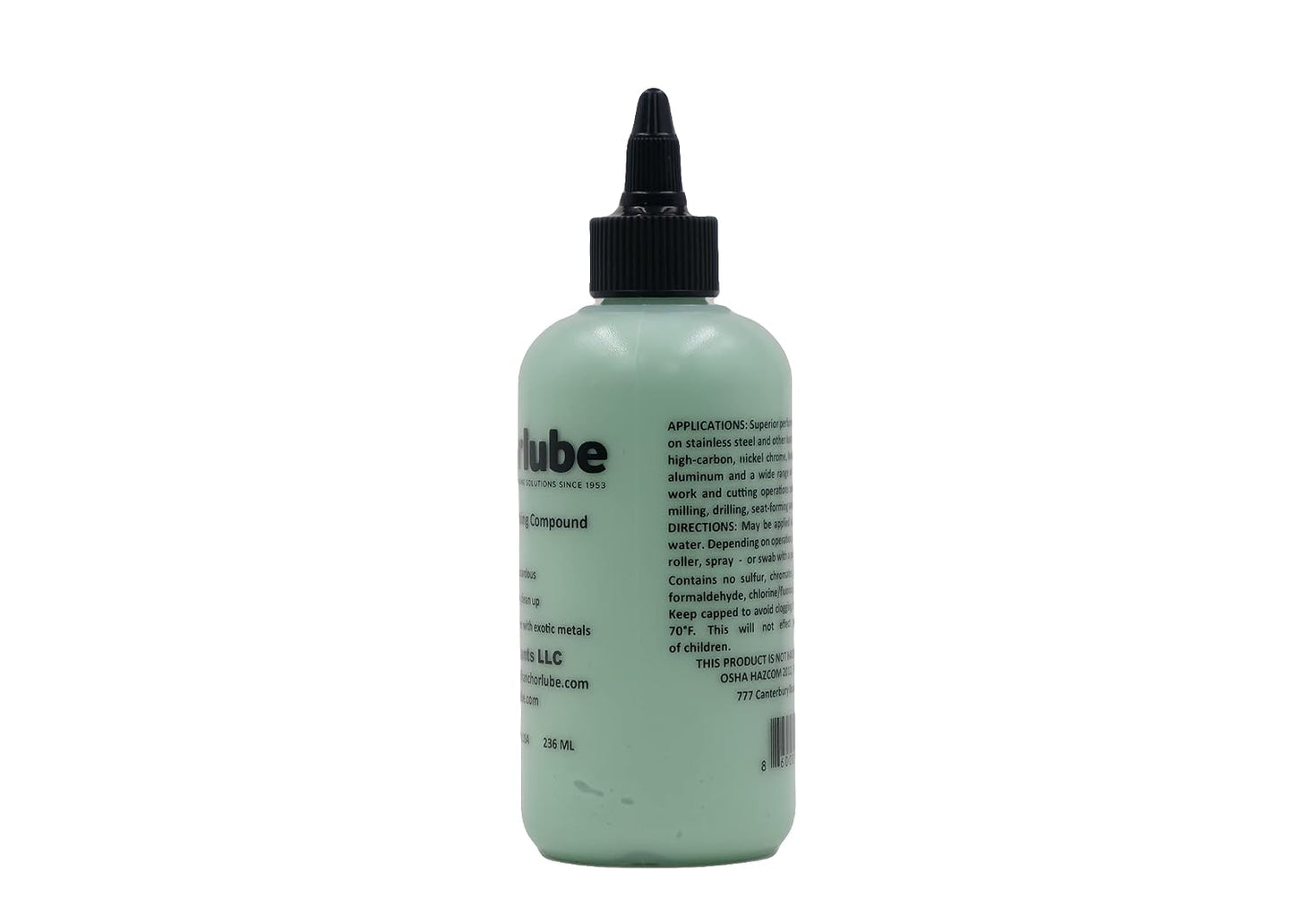 All-Purpose Metalworking Compound 8oz - Water-Based Cutting Fluid for Drilling, Tapping, Sawing - Great on Stainless Steel | No Oil