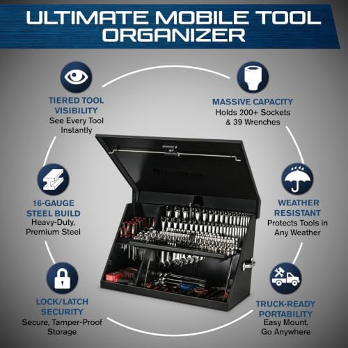 montezuma – xl450b – 36-inch portable triangle toolbox, view 10