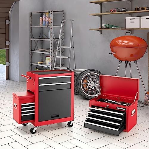 goplus tool chest, 3-in-1 rolling 6 drawers tool, view 9