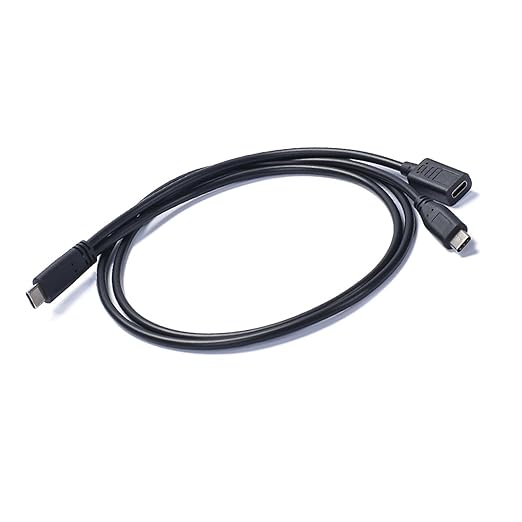 Yinziha Type C Male to Type C Male and Female Charging Cable Sound Card - Image 9