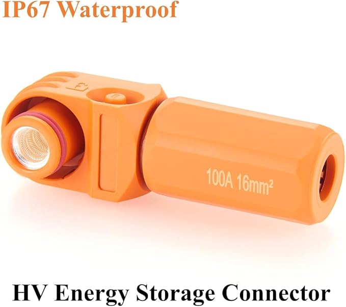 Right Angle 6mm 16mm² 100A Single Core Battery Energy Storage Connector IP67 - Image 7