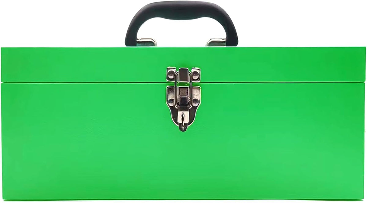 metal toolbox portable locking tool box metal took, main product view