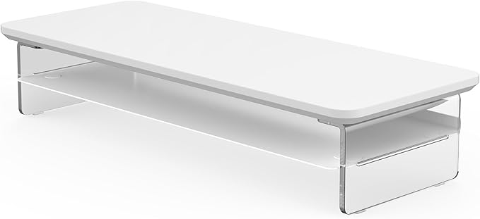 Fenge Acrylic Monitor Stand Riser, 23.6 Inches Monitor Stand - Image 7