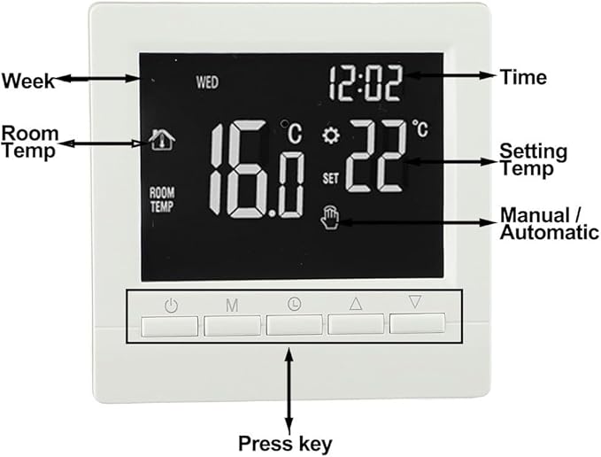 Wired Digital Room Thermostat - Image 9