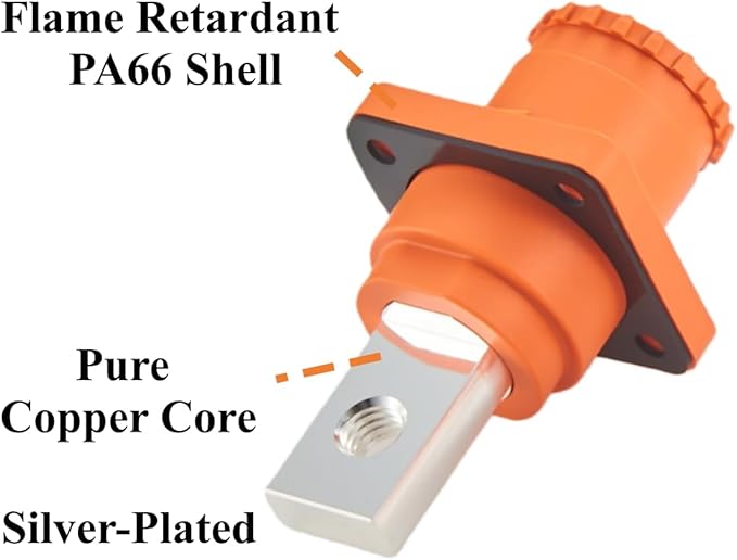 1 Set Battery Energy Storage Connector 350A 95mm² High Current HV Connectors - Image 9