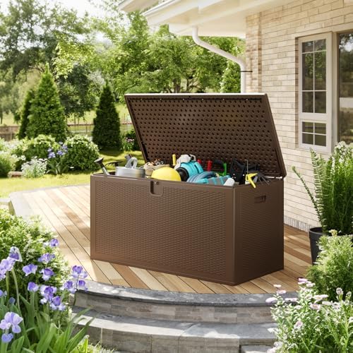 idealhouse 150 gal waterproof blow molded resin deck, view 9