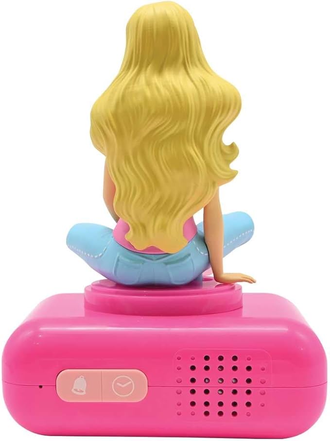 LEXiBOOK, Mattel Barbie, Barbie Nightlight Alarm Clock, Sounds and Melodies - Image 7