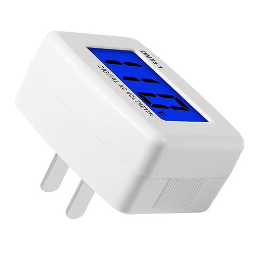 AITIAO 3Pcs Voltage Test Monitor, Flat US Plug AC 80-300V LCD Digital Voltmeter - Image 6