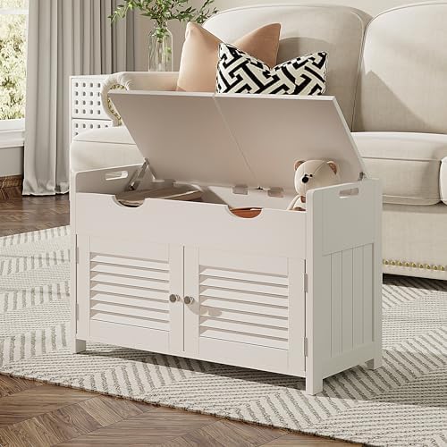 choochoo shoe storage bench with lift top storage, front angle view