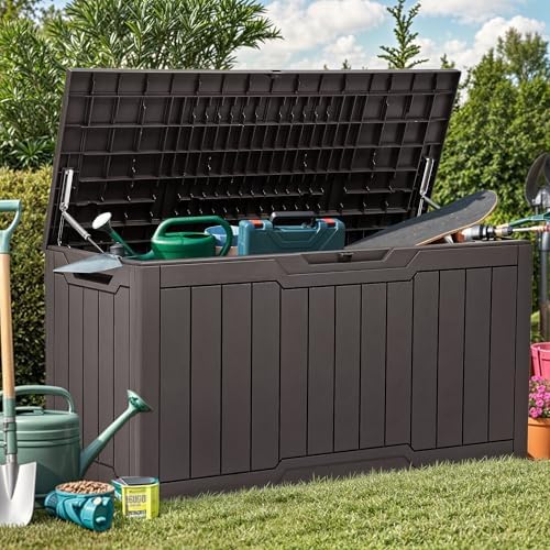 yitahome 80 gallon outdoor storage box on a desk or shelf
