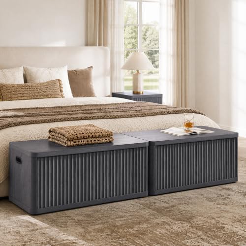 sicotas storage bench 80.4" wide shoe bench with, view 9