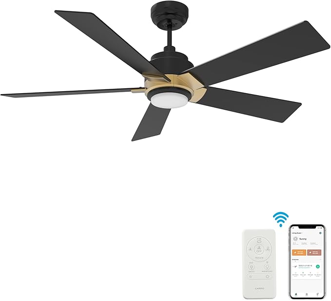 SMAAIR Smart Ceiling Fans with Lights and Remote, 52 Inch Low Profile Ceiling - Image 10