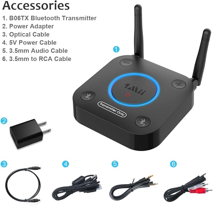 1Mii B06TX Bluetooth 5.2 Transmitter - Image 7
