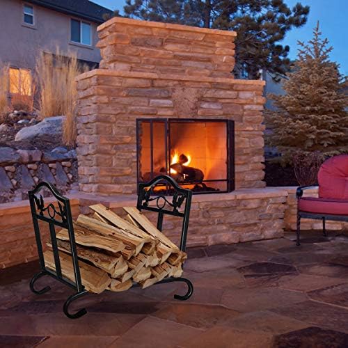 goflame firewood log rack foldable, indoor outdoor firewood, view 9
