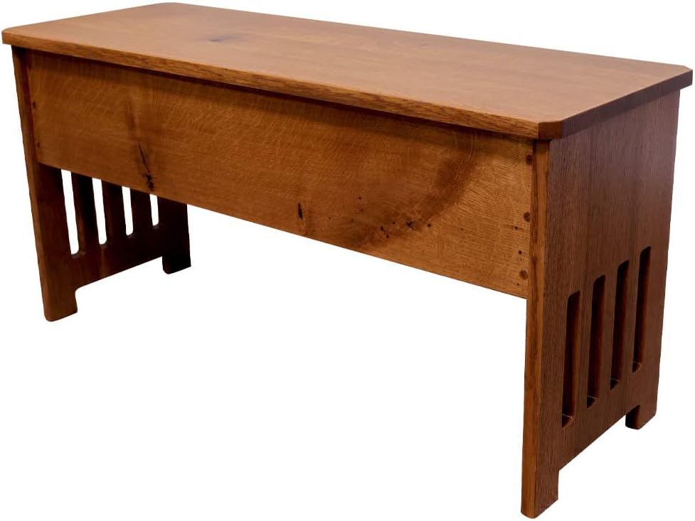 rustic red door co. wooden storage bench for, main product view