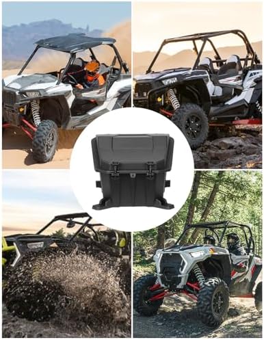 kemimoto 69 qt utv rear storage cargo box on a desk or shelf