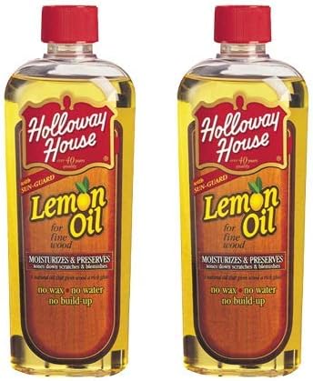 Holloway House Wood Restorer, Lemon Oil, 16 Oz (2)