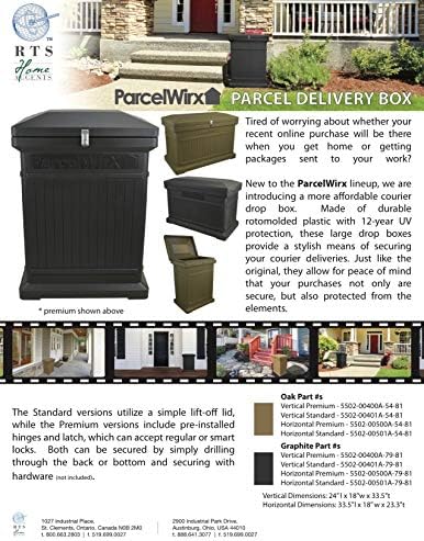 rts home accents parcelwirx premium vertical storage cabinet/package, view 10