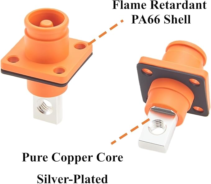 1 Set Battery Energy Storage Connector 150A 35mm² High Current HV Connectors - Image 9