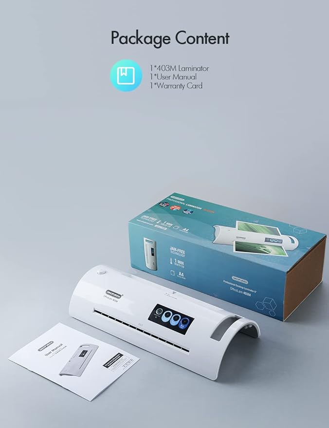 Laminator Machine, SINOPUREN Laminating Machine, Thermal Lamination 9-inch - Image 9